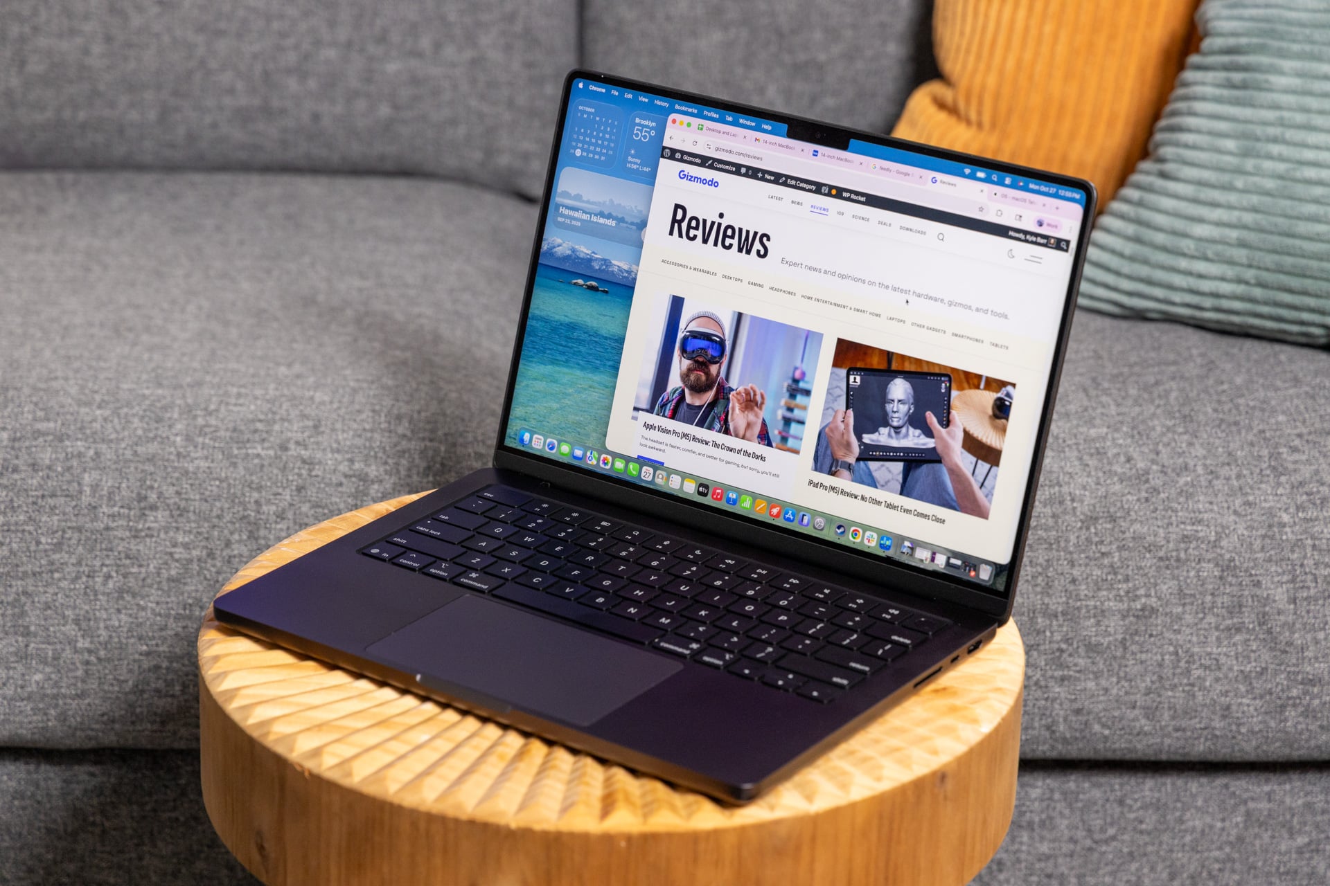 14-inch MacBook Pro with M5 chip on a desk