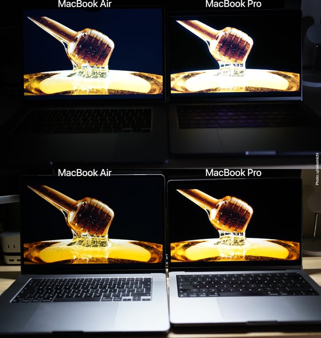 MacBook Neo display showing high-resolution image quality and color accuracy