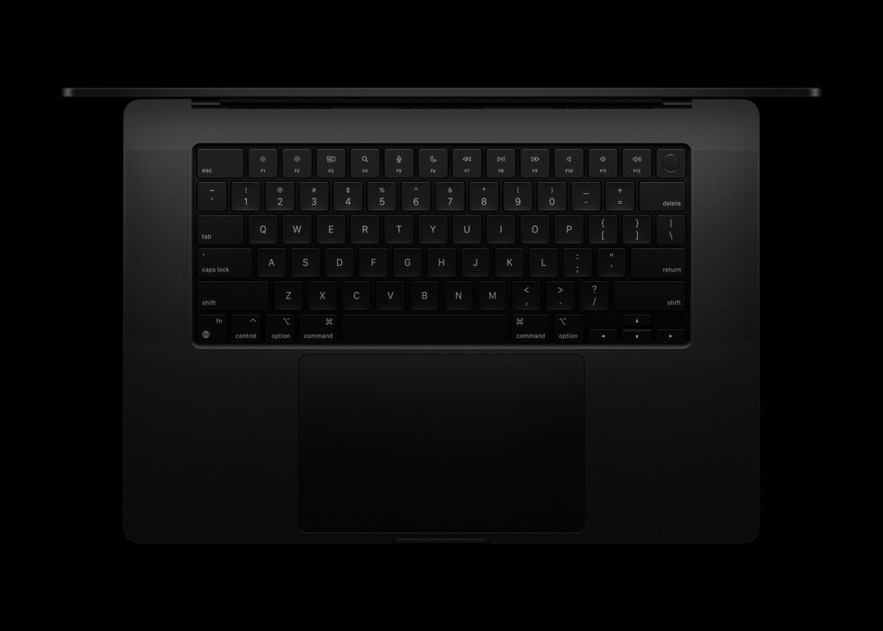 MacBook Pro M4 chip close up