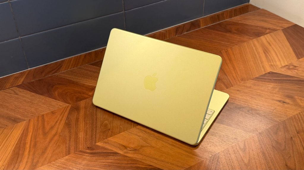 MacBook Neo Citrus yellow-gold color variant